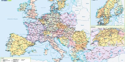 Ramani ya interrail uswisi 
