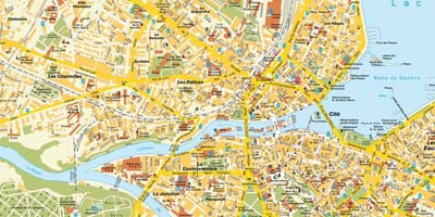 Mitaani ramani ya geneva uswisi